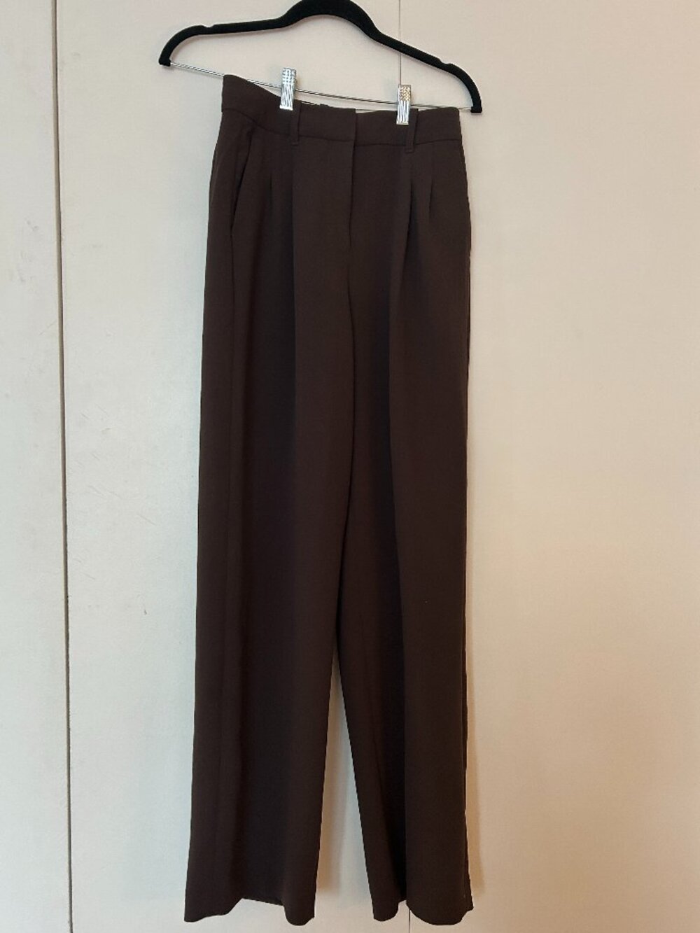 Brown Aritzia Effortless Dress Pants Trousers